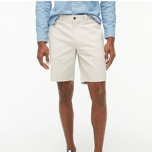 New j.crew sz 35 mens 9" flex khaki shorts